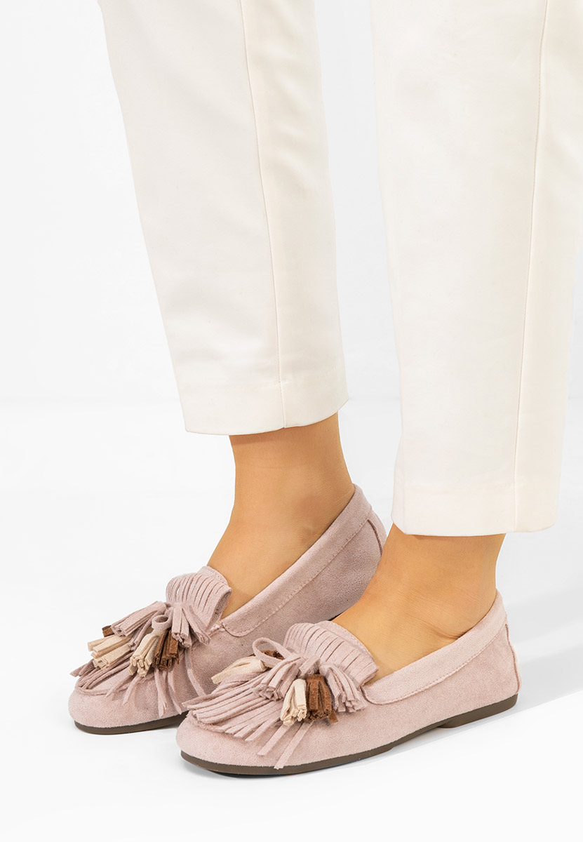 Ružové dámské mokasíny Sedania