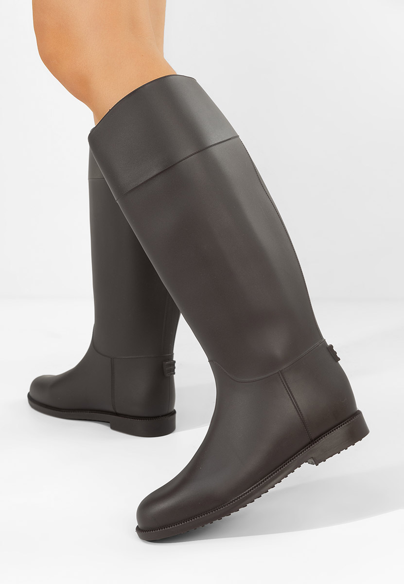 Hnedé dámske holínky Angelena