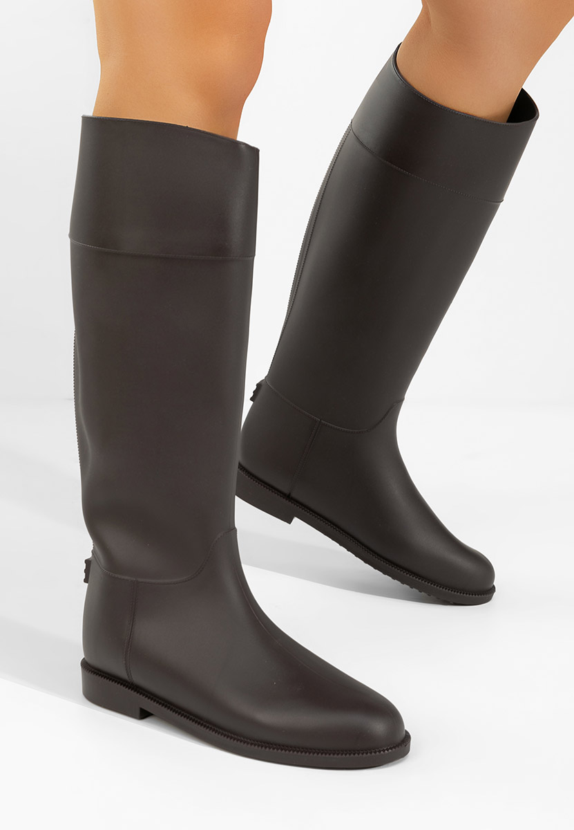 Hnedé dámske holínky Angelena