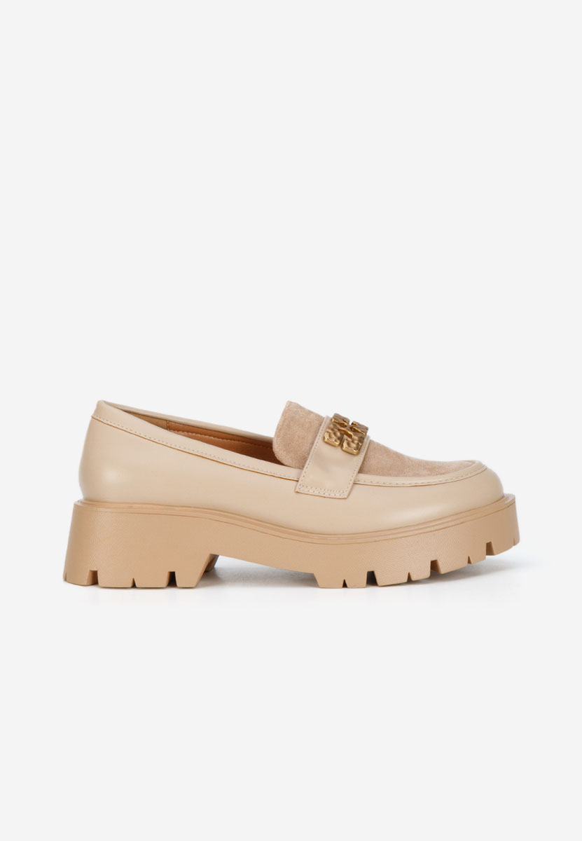 Khaki mokasíny dámské Karamela