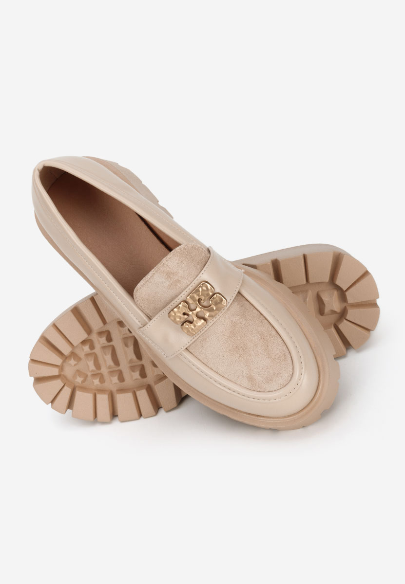 Khaki mokasíny dámské Karamela