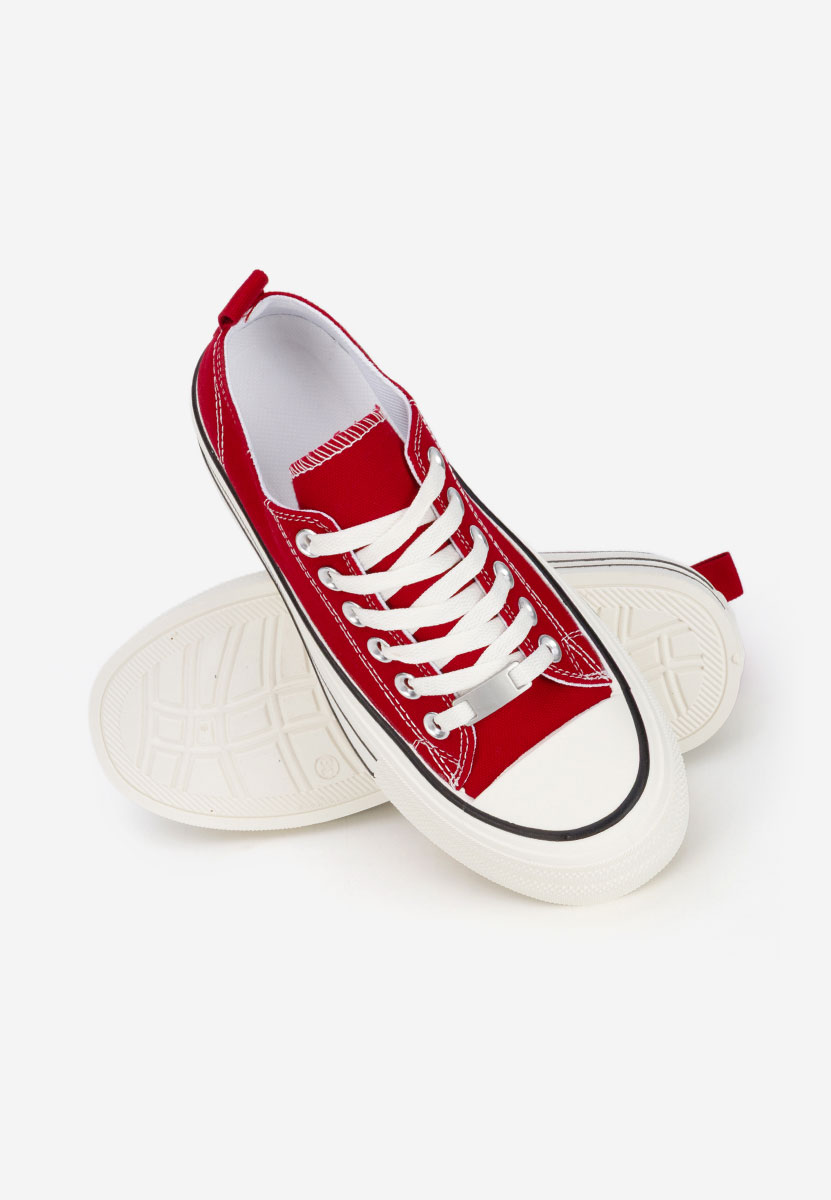 Červené tenisky na platformě Kimala