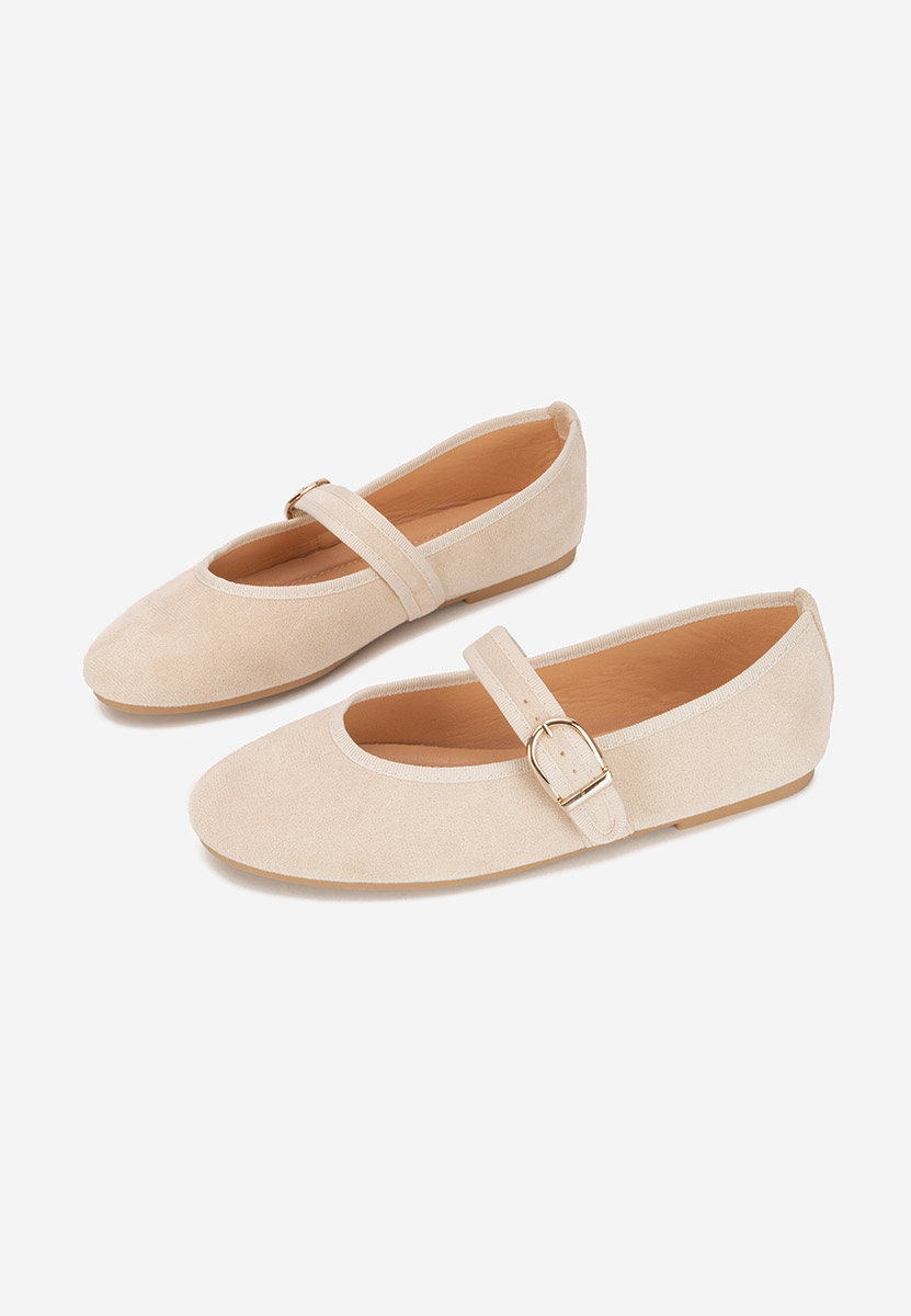 Béžové dámské baleríny Alecsona