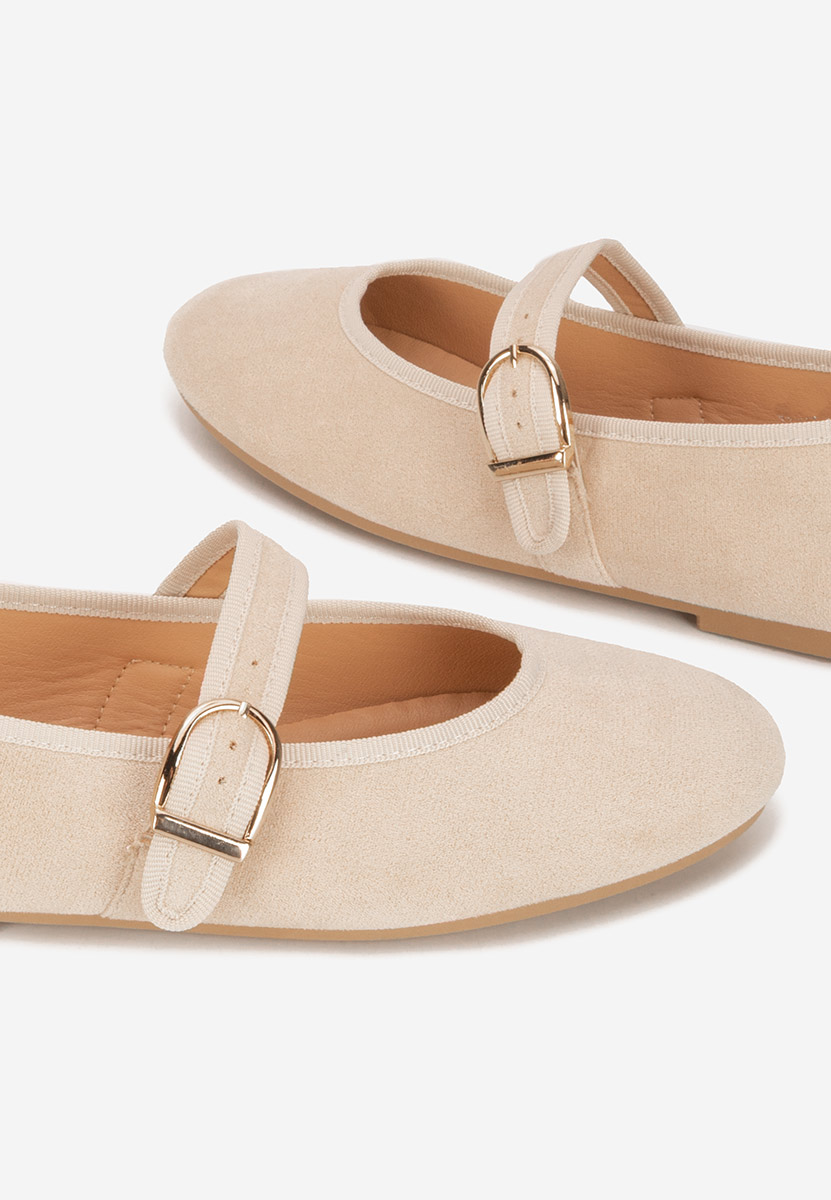 Béžové dámské baleríny Alecsona