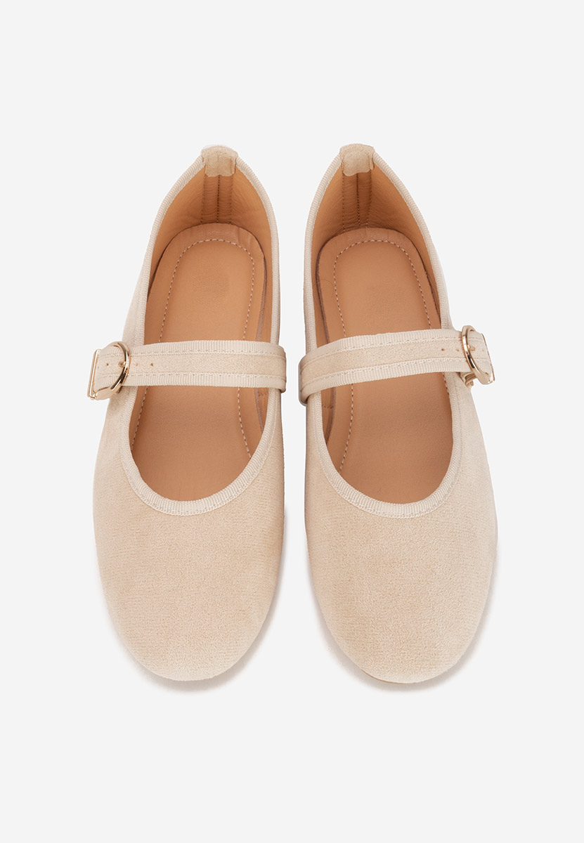 Béžové dámské baleríny Alecsona