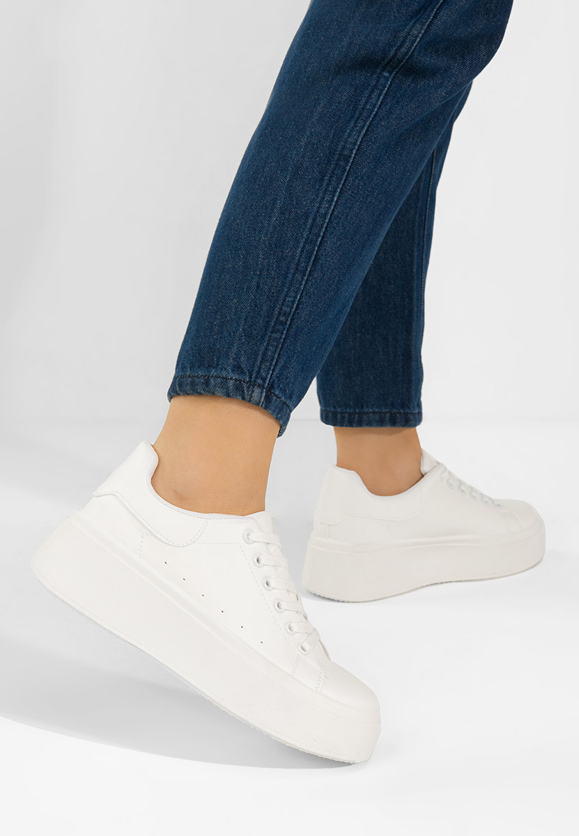 Bílé dámské tenisky Emeralia