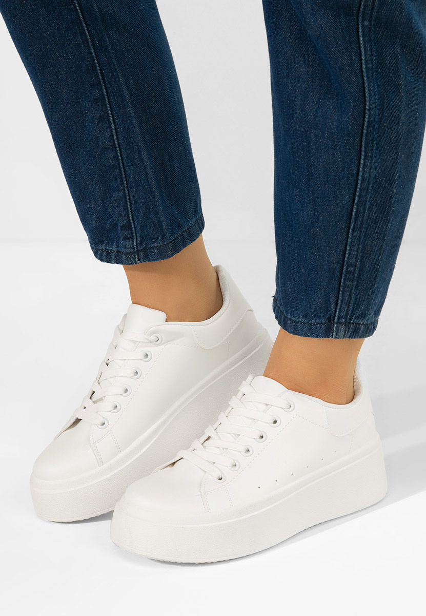 Bílé dámské tenisky Emeralia