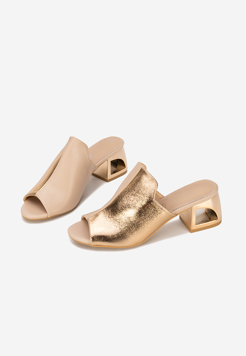 Tělové pantofle na podpatku Floriana V2