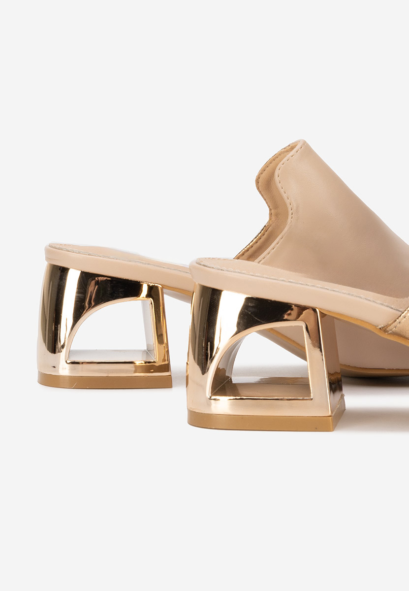 Tělové pantofle na podpatku Floriana V2