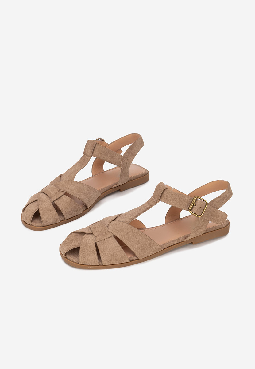 Khaki dámské letní sandály Simena