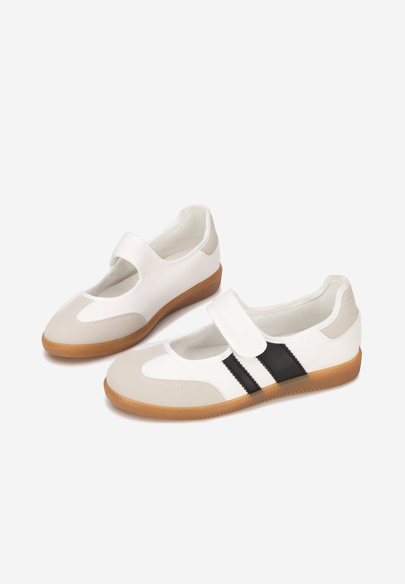 Bílé dámské baleríny Elisio