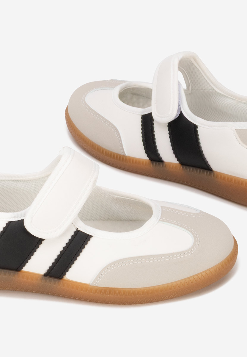 Bílé dámské baleríny Elisio