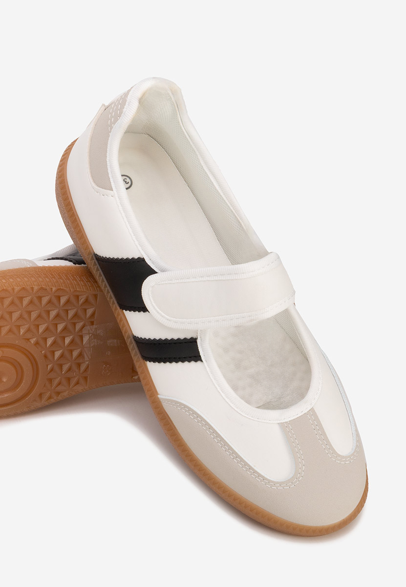 Bílé dámské baleríny Elisio