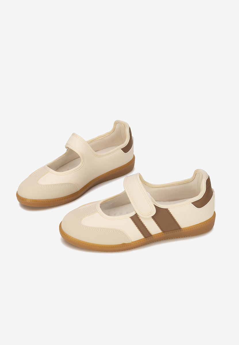 Béžové dámské baleríny Elisio