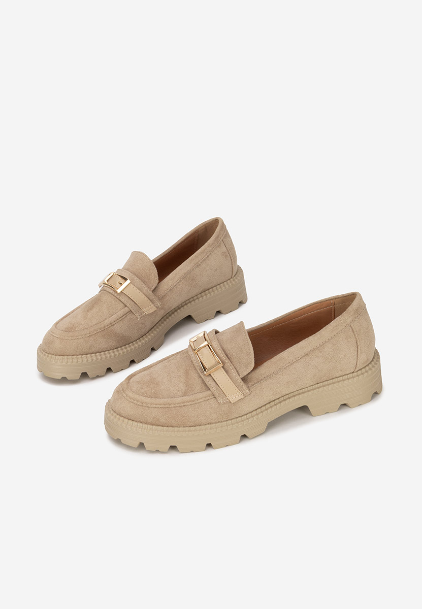 Khaki dámské mokasíny Katiana