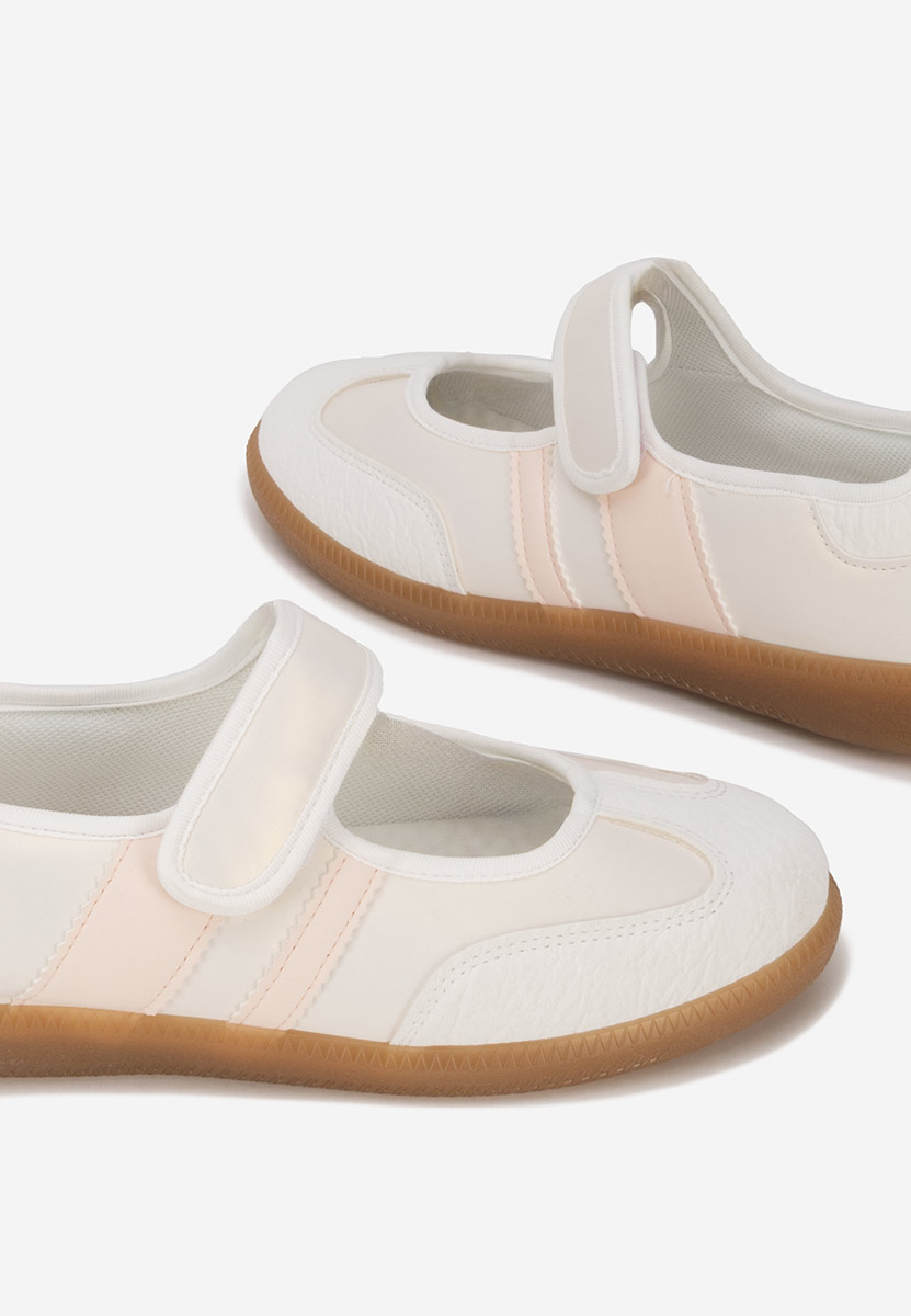 Bílé dámské baleríny Elisio V2