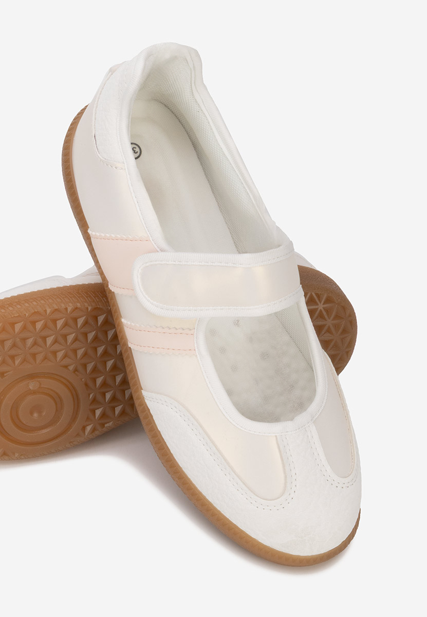 Bílé dámské baleríny Elisio V2
