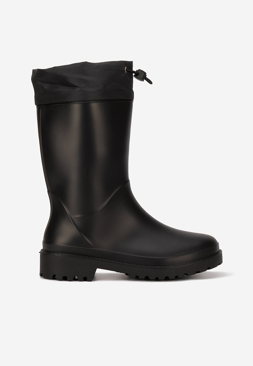 Černé dámske holínky Zunaira