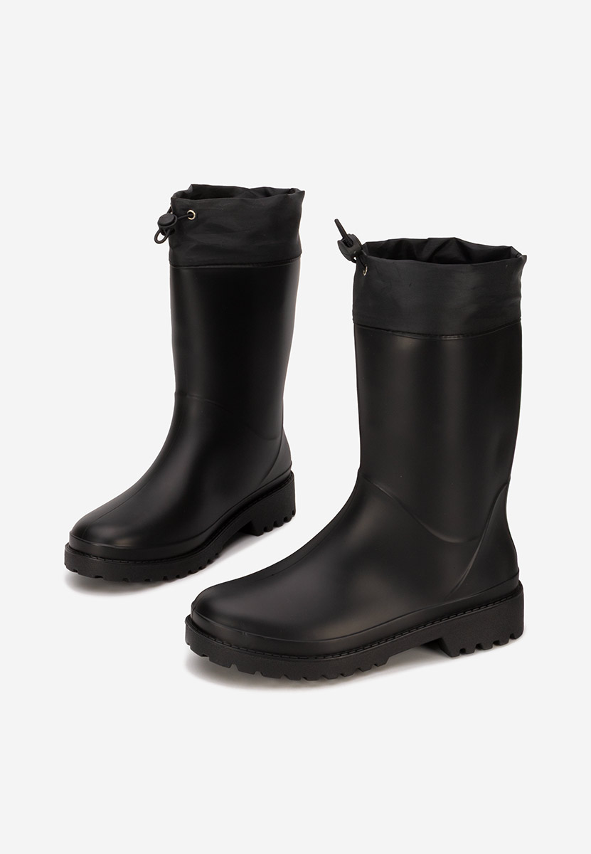 Černé dámske holínky Zunaira