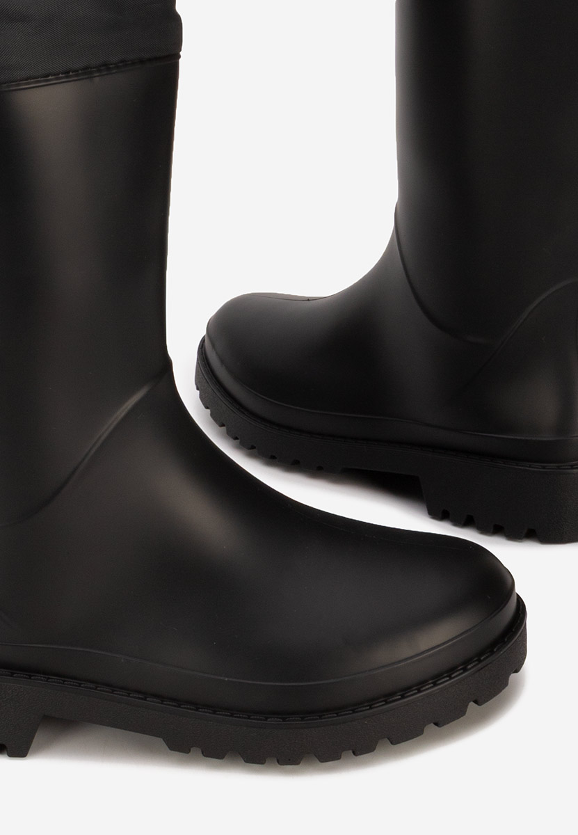 Černé dámske holínky Zunaira