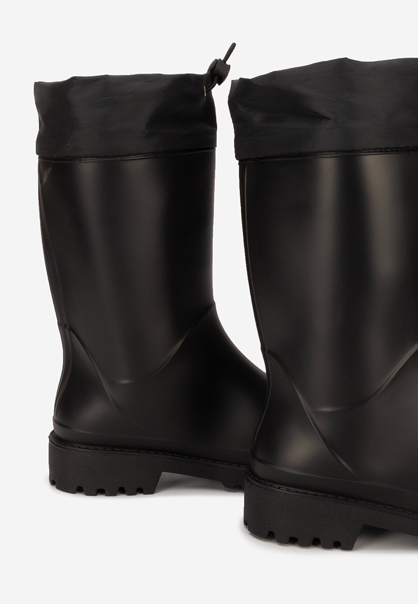 Černé dámske holínky Zunaira