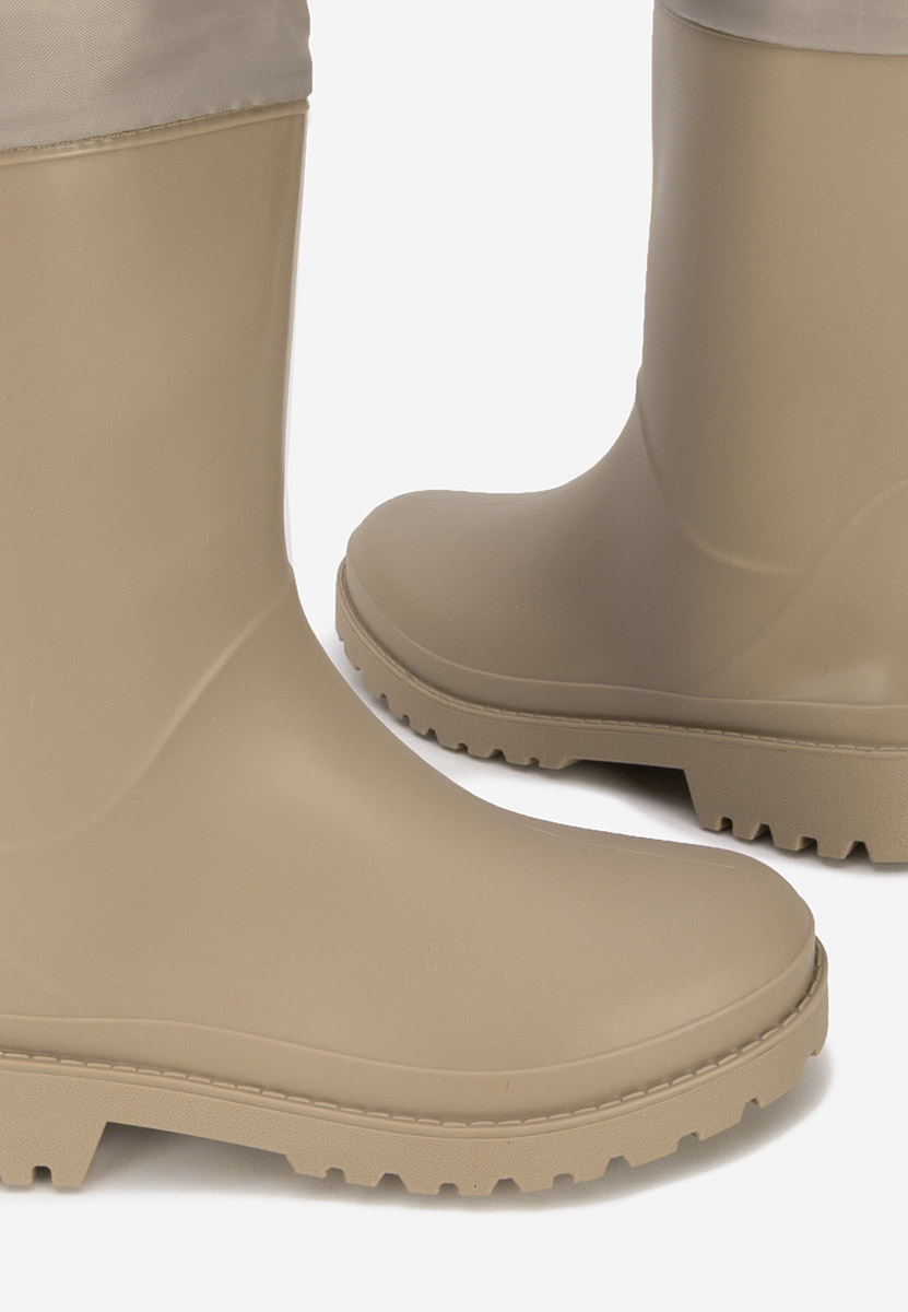 Béžové dámske holínky Zunaira