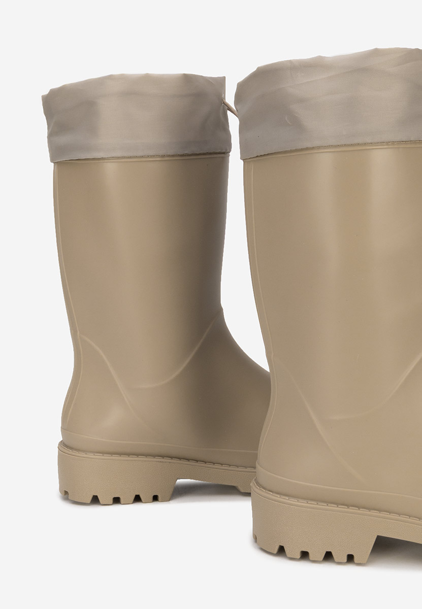 Béžové dámske holínky Zunaira