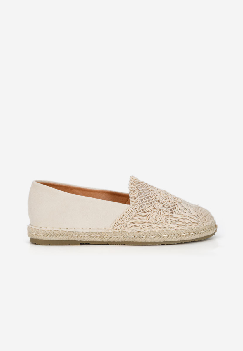 Béžové dámské espadrilky Thaisa