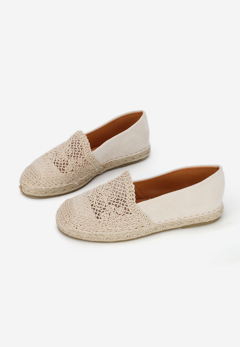 Béžové dámské espadrilky Thaisa