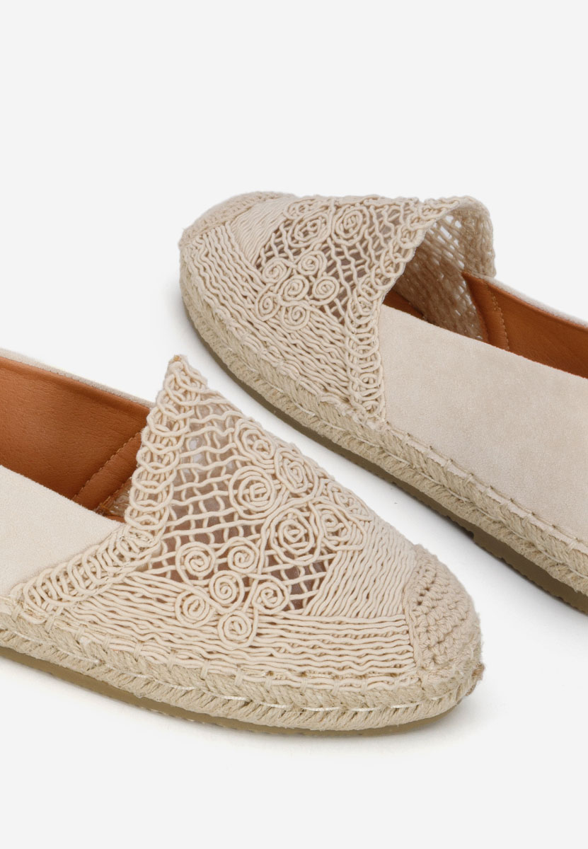 Béžové dámské espadrilky Thaisa