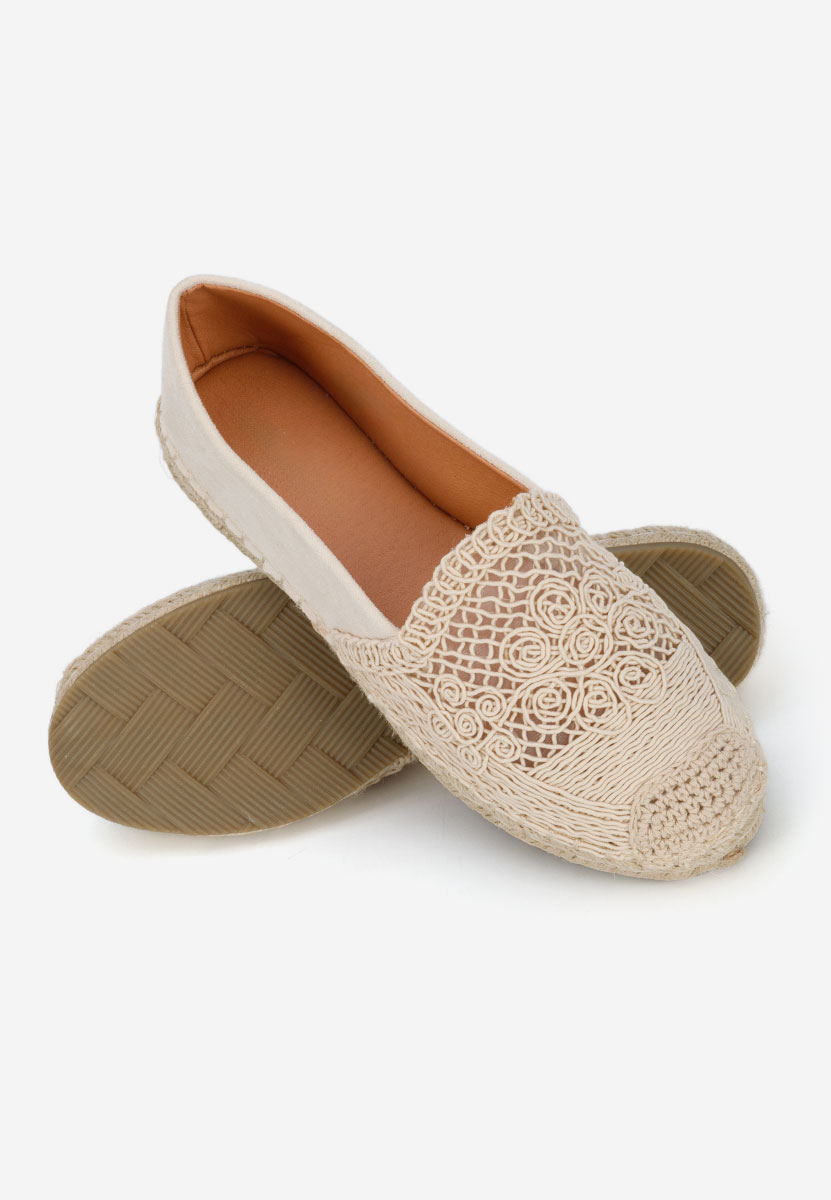 Béžové dámské espadrilky Thaisa