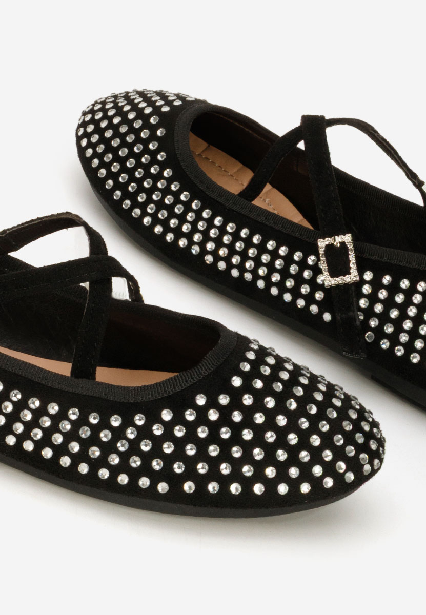 Černé dámské baleríny Karemy