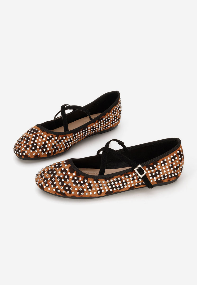 Leopardí dámské baleríny Karemy