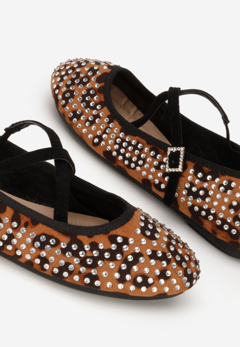 Leopardí dámské baleríny Karemy