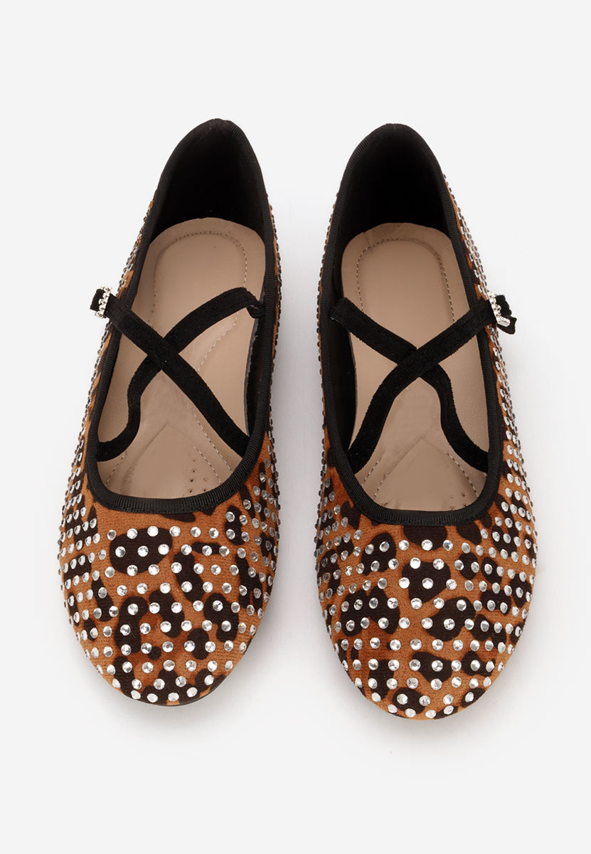 Leopardí dámské baleríny Karemy