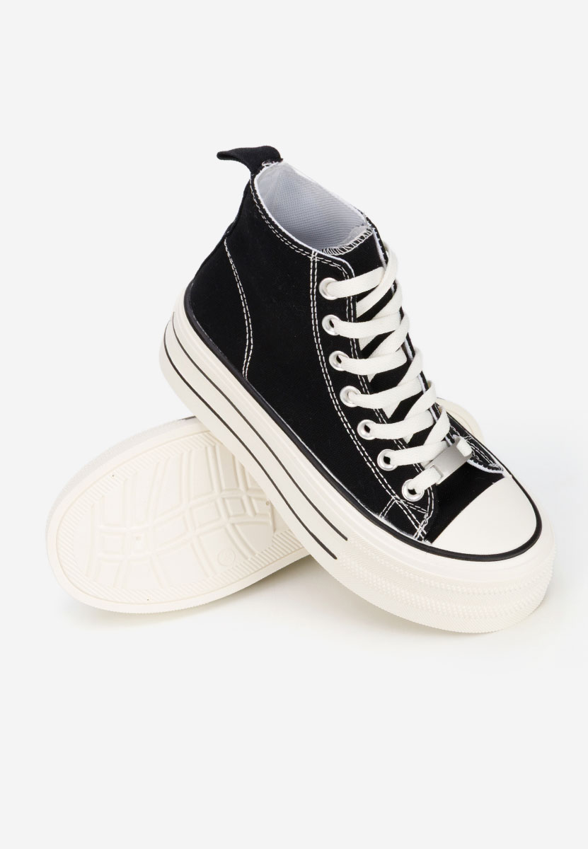 Černé tenisky na platformě Kimala V3