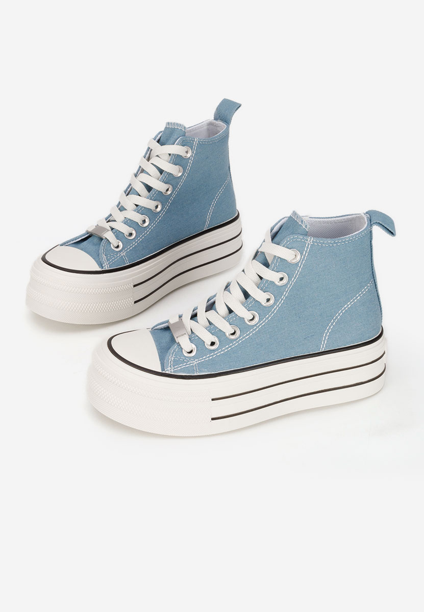 Denim tenisky na platformě Kimala V3