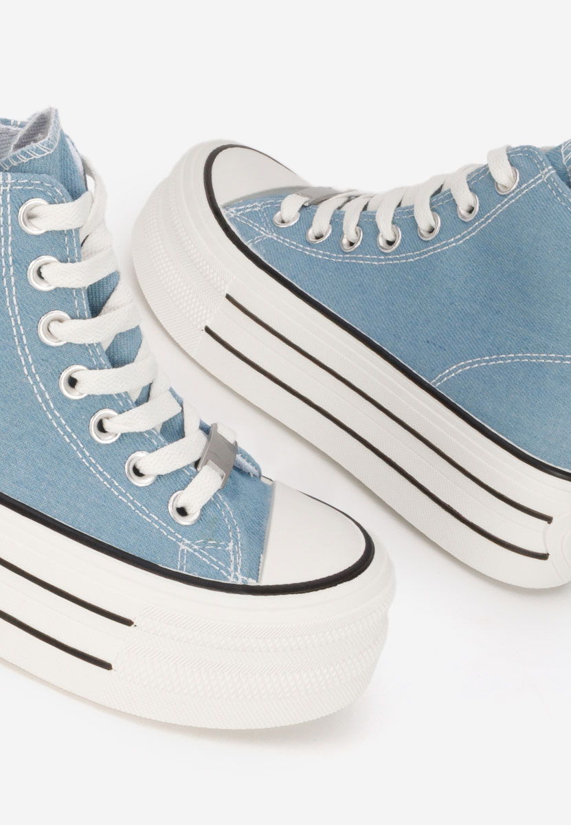 Denim tenisky na platformě Kimala V3