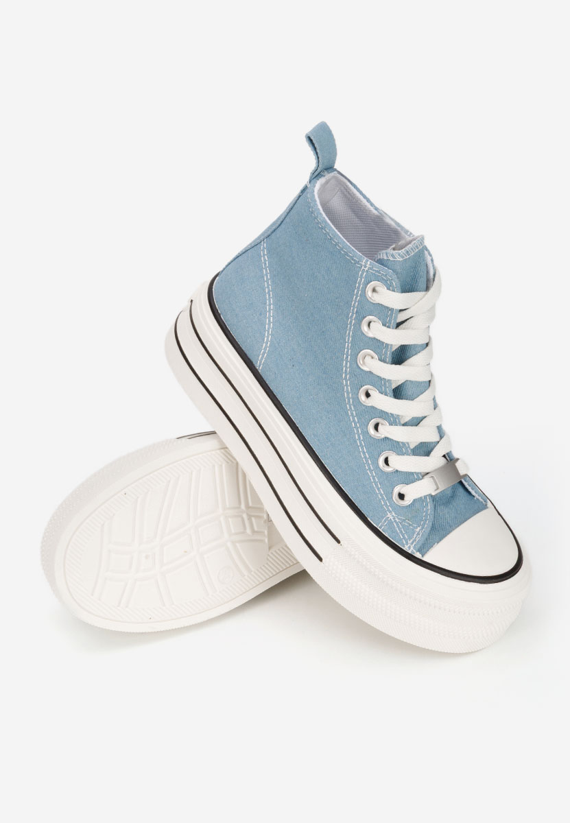 Denim tenisky na platformě Kimala V3