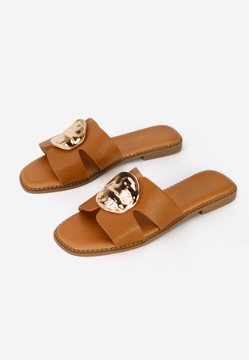 Camelové pantofle dámské Klarina