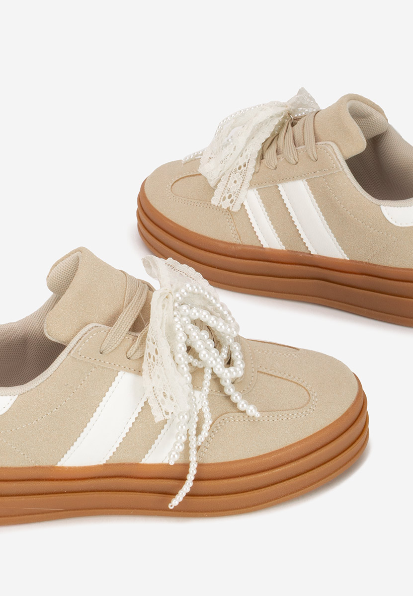 Béžové dámské tenisky Roxanne