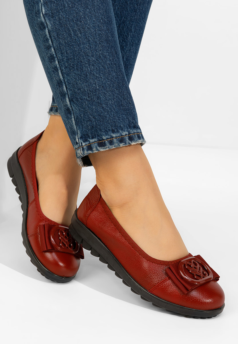 Bordové dámské baleríny Demarisa