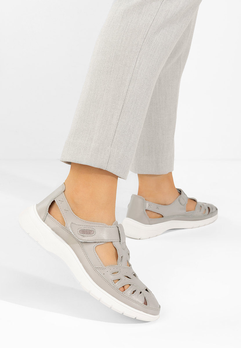 Šedé dámské espadrilky Etheria