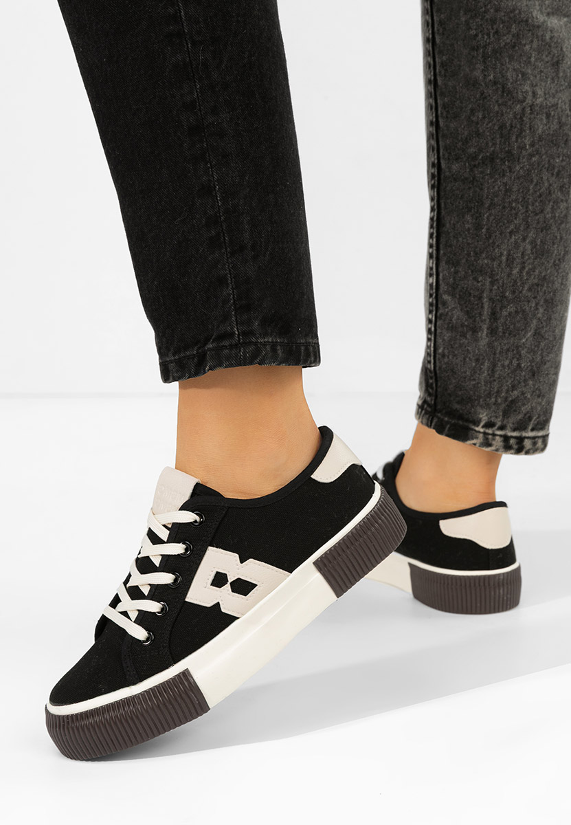 Levně Černé dámské tenisky Cleria
