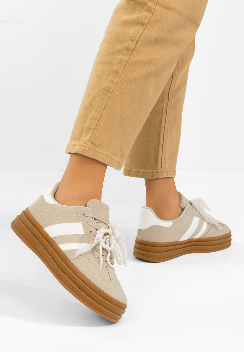 Béžové dámské tenisky Roxanne