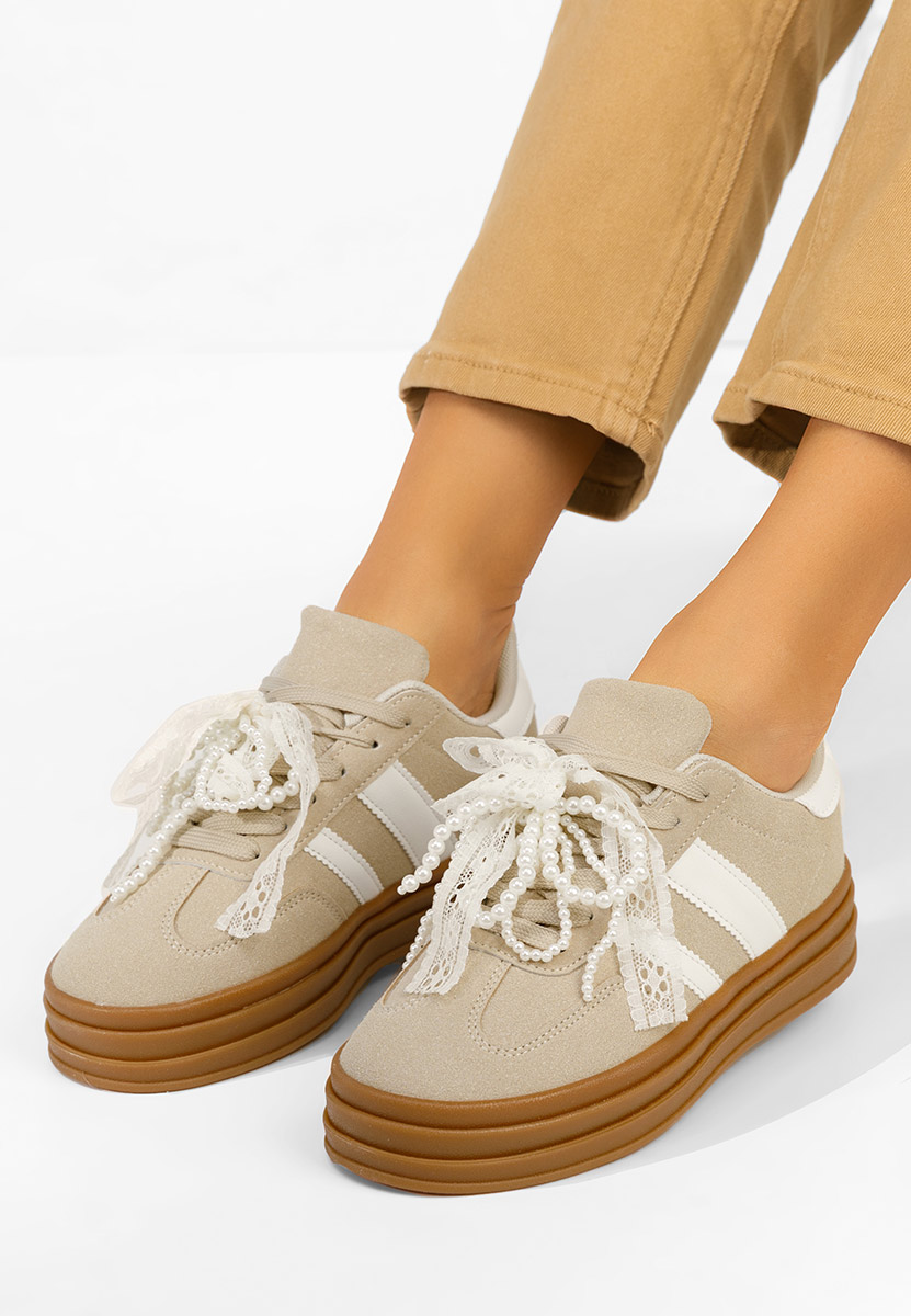 Béžové dámské tenisky Roxanne