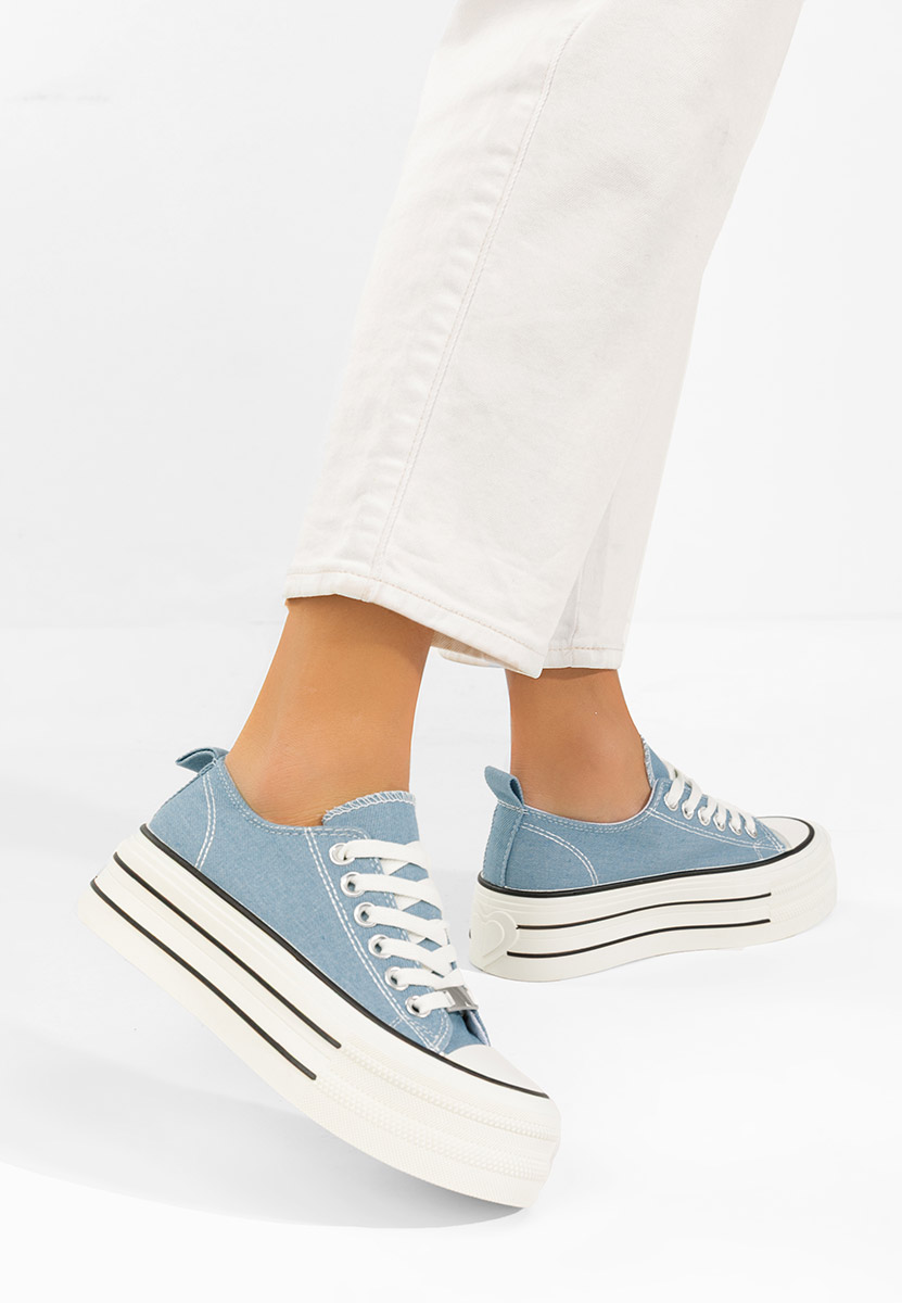 Denim tenisky na platformě Kimala