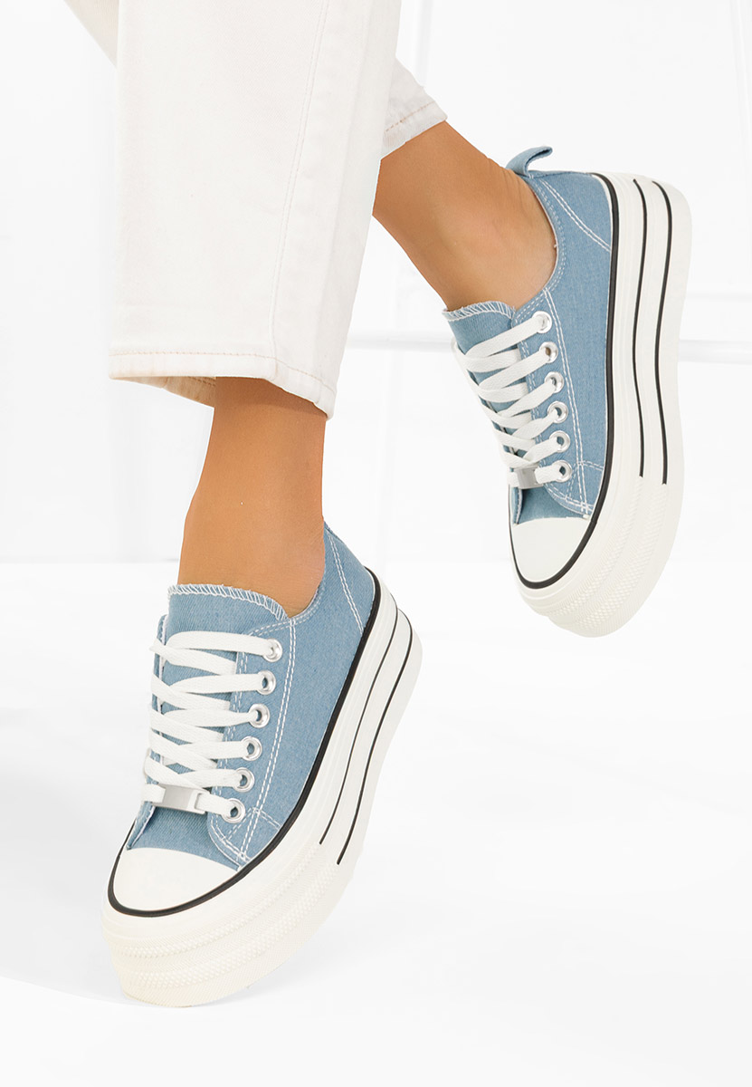 Denim tenisky na platformě Kimala