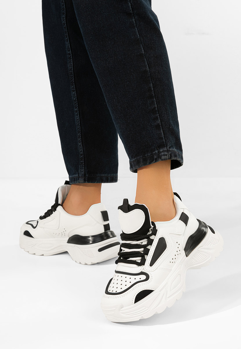 Bílé dámské tenisky na klínku Dorathy V2