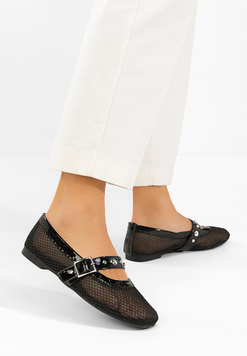 Černé dámské baleríny Myara